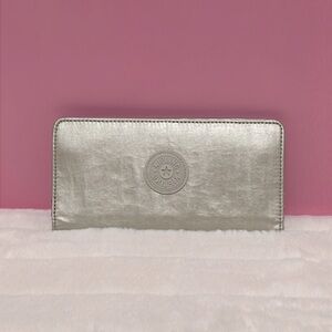 Kipling slim metallic wallet